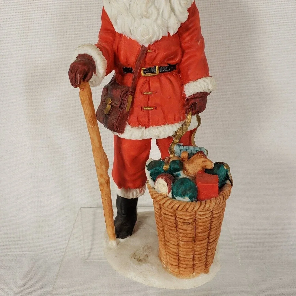 Vintage Christmas‎ Mornin' Santa Claus Figurine Made In Taiwan 5.5
